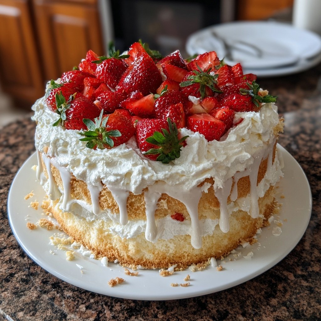 Dessert Vanilla Sponge Cake