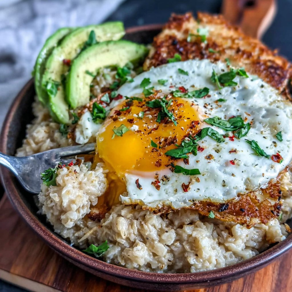 Savory Oats for Breakfast