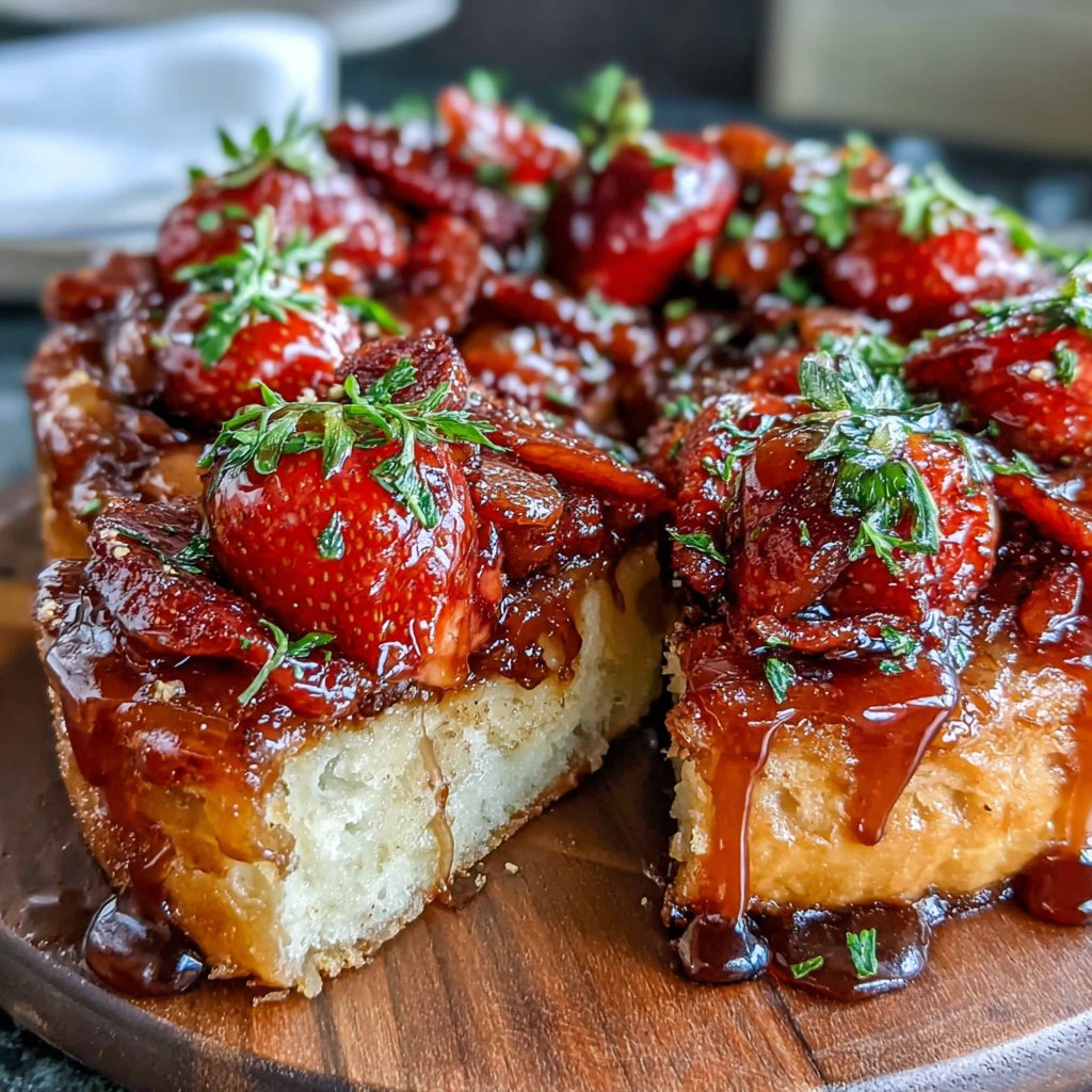 Gourmet Strawberry Tarte Tatin