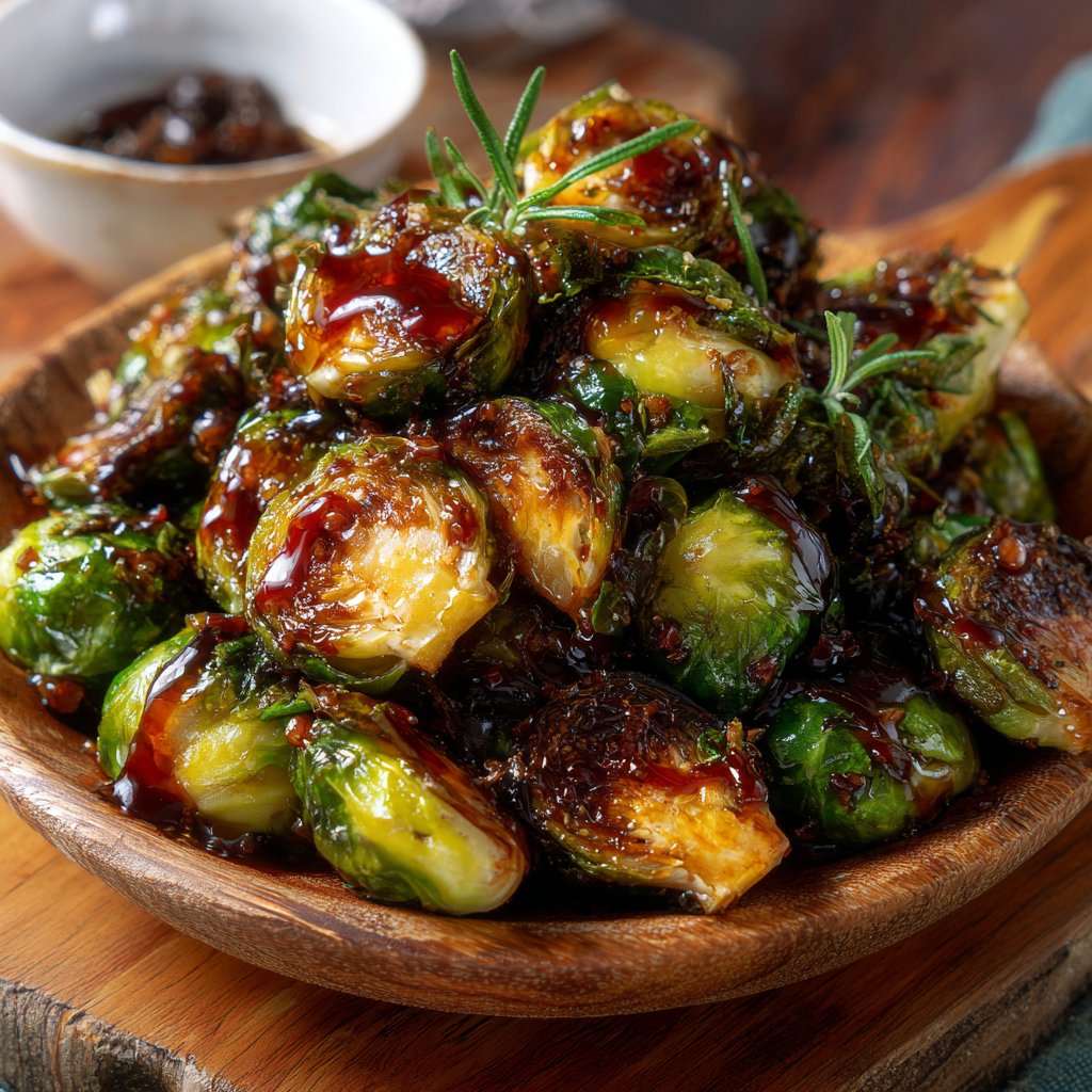 Airfryer Teriyaki Brussels Sprouts