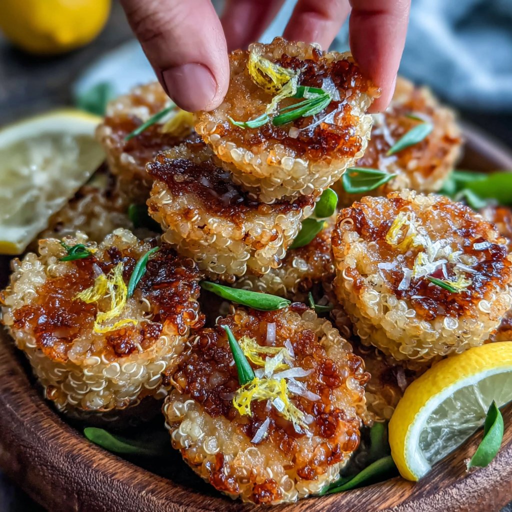 Citrus-Glazed Quinoa Bites