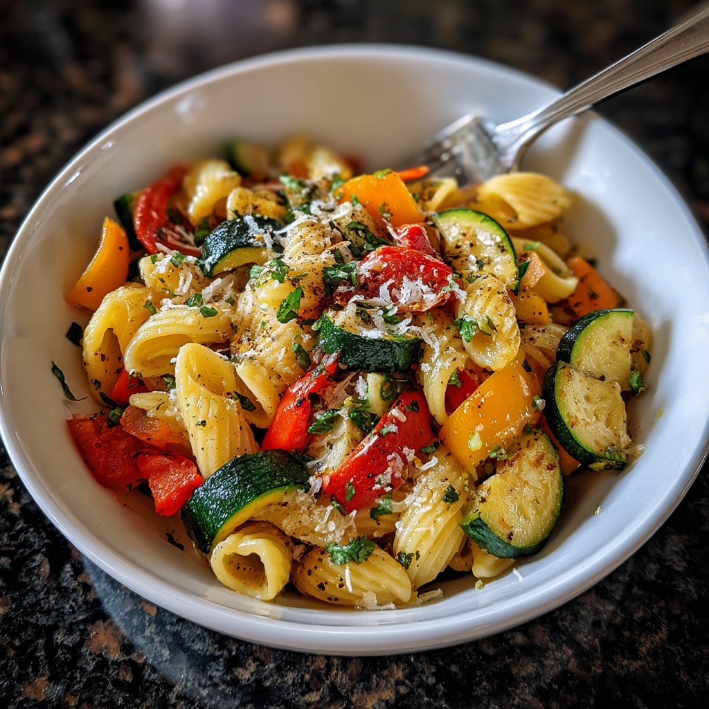Sautéed Vegetable Pasta Medley